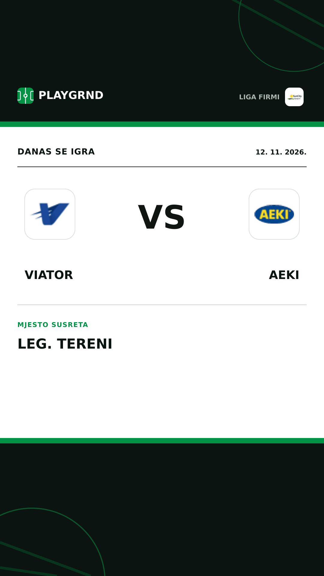 Instagram slika: Viator vs AEKI