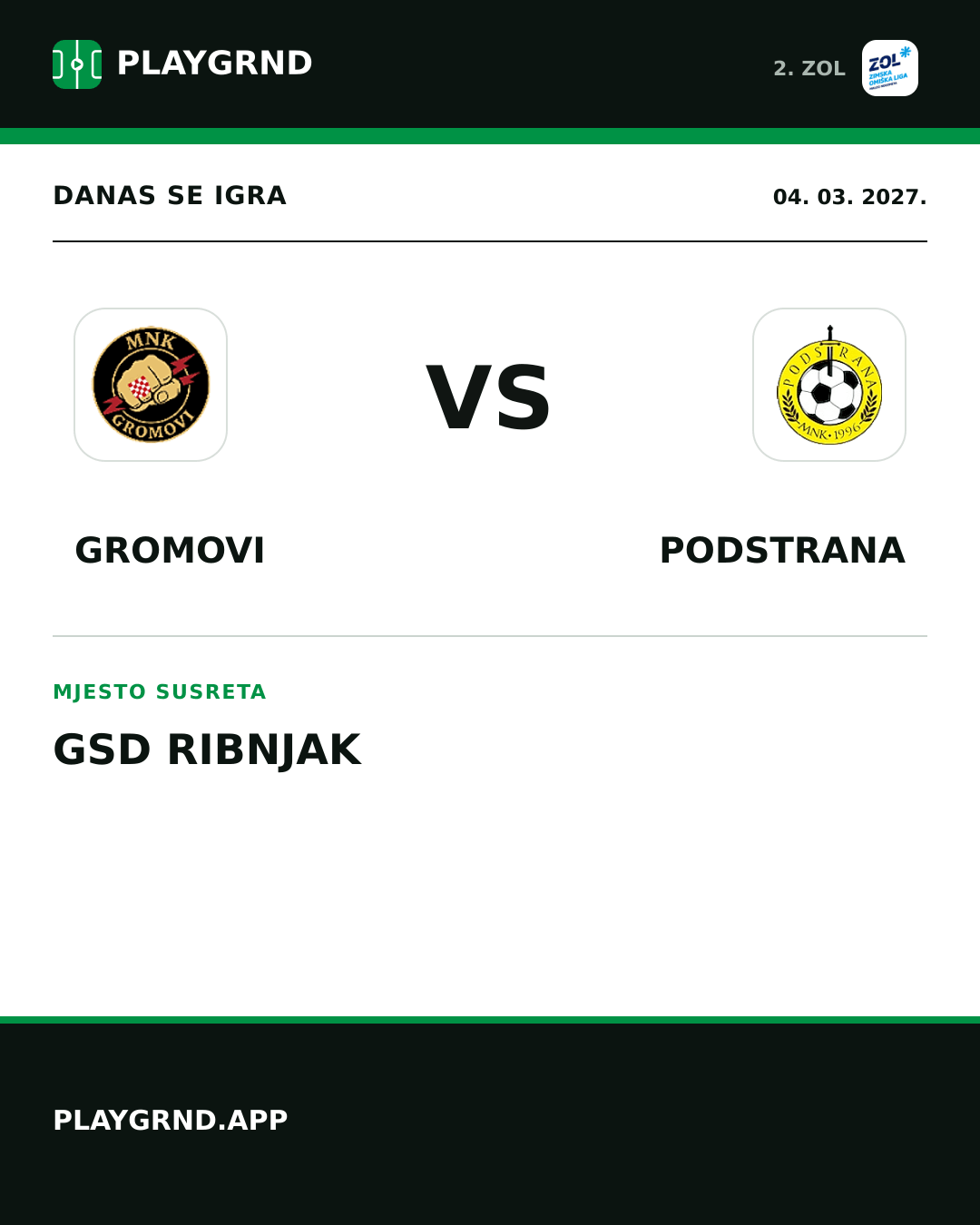 Instagram slika: Gromovi vs Podstrana