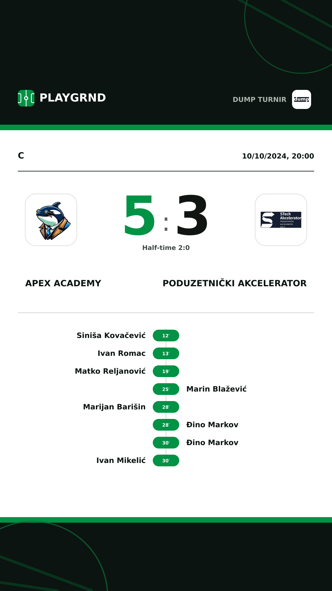 Instagram artwork: Apex Academy 5:3 Poduzetnički akcelerator