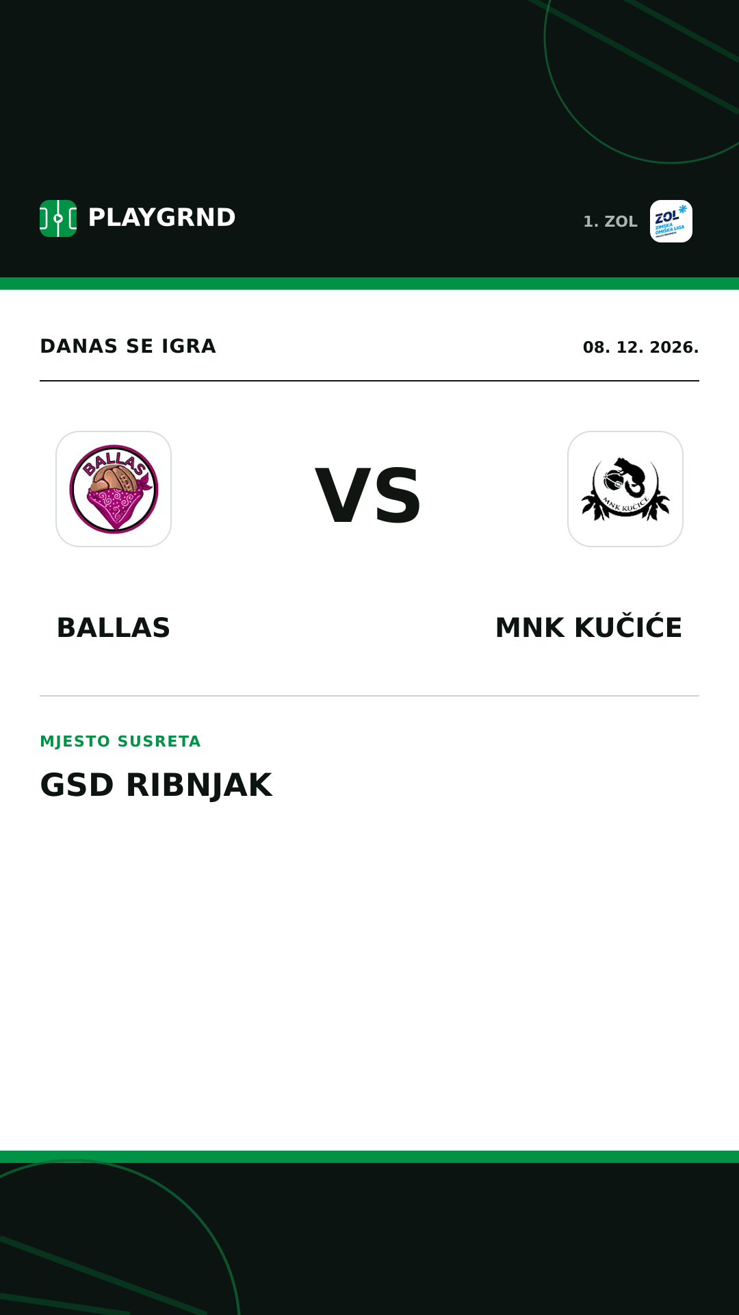 Instagram slika: Ballas vs MNK Kučiće