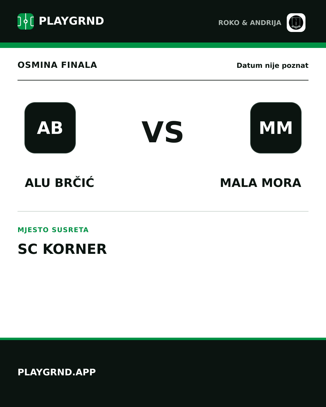 Instagram slika: Alu Brčić vs Mala Mora