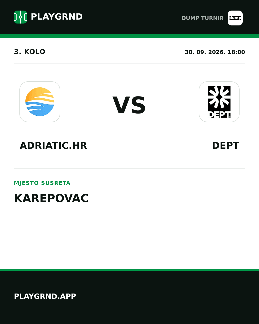 Instagram slika: Adriatic.hr vs DEPT