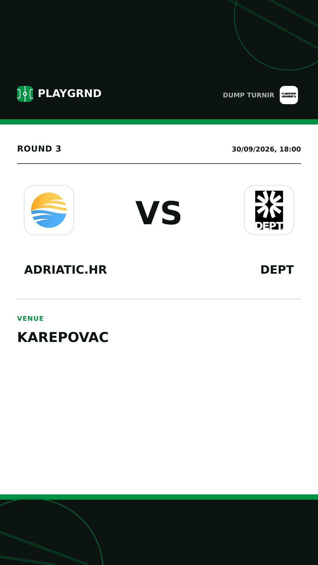Instagram artwork: Adriatic.hr vs DEPT