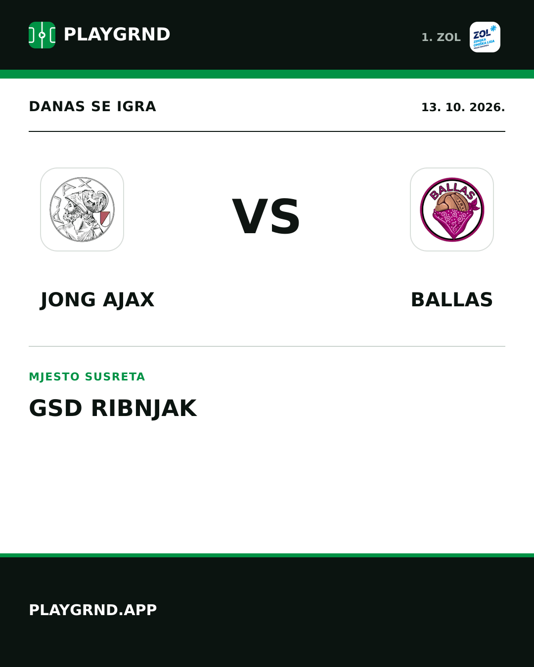 Instagram slika: Jong Ajax vs Ballas