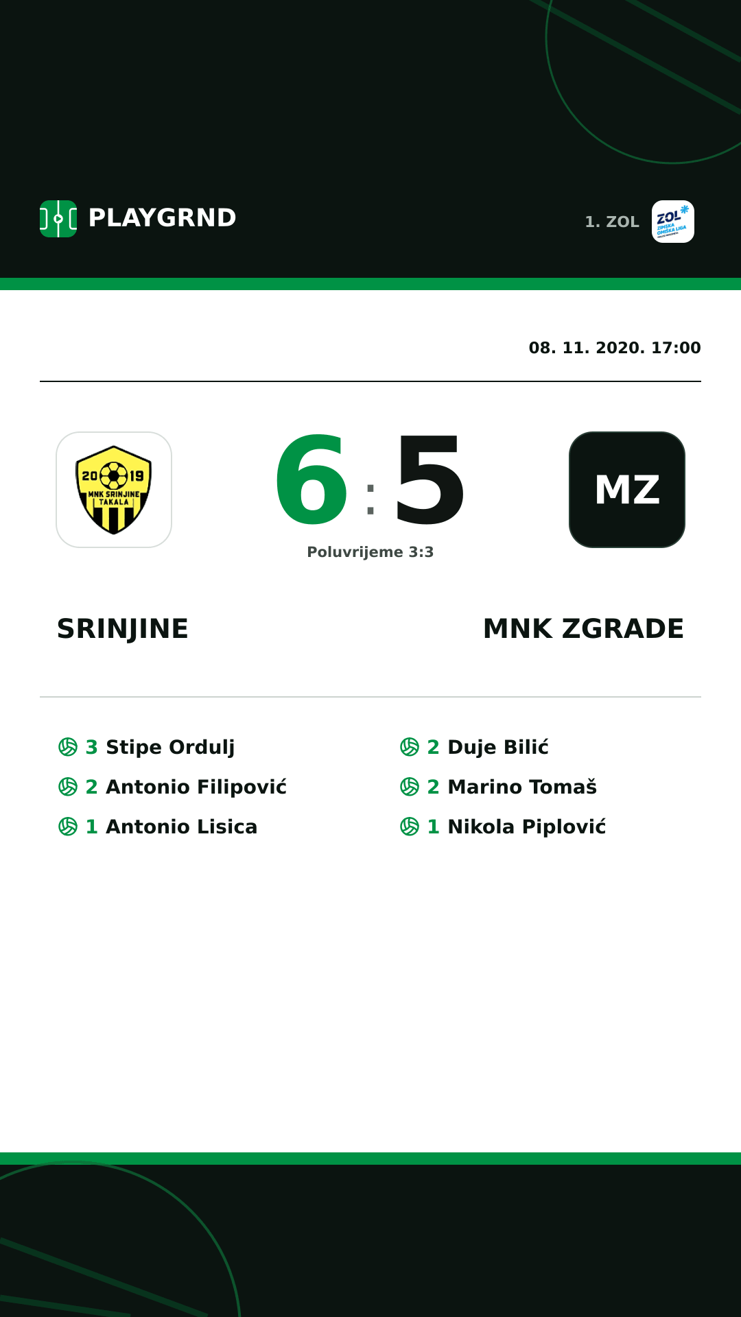Instagram slika: Srinjine 6:5 MNK Zgrade