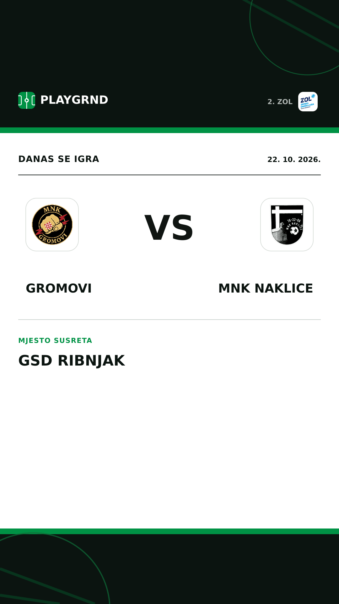 Instagram slika: Gromovi vs MNK Naklice