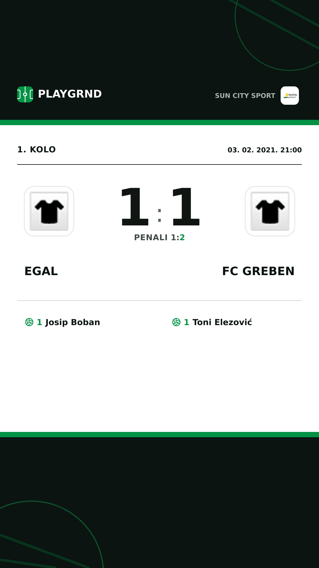 Instagram slika: Egal 1:1 FC Greben