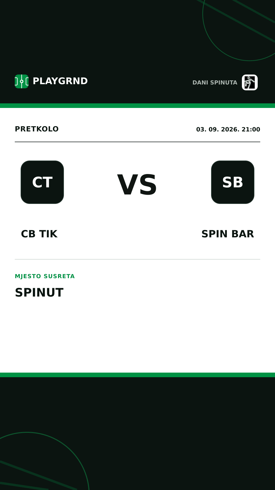 Instagram slika: CB Tik vs Spin Bar