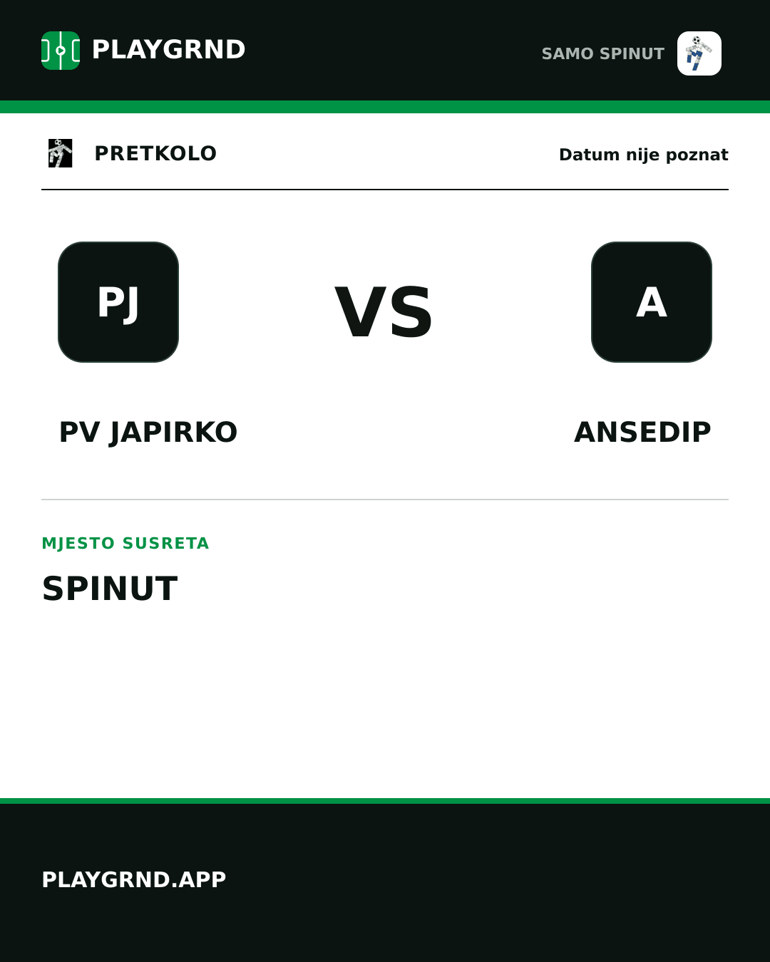 Instagram slika: PV Japirko vs ANSEDIP