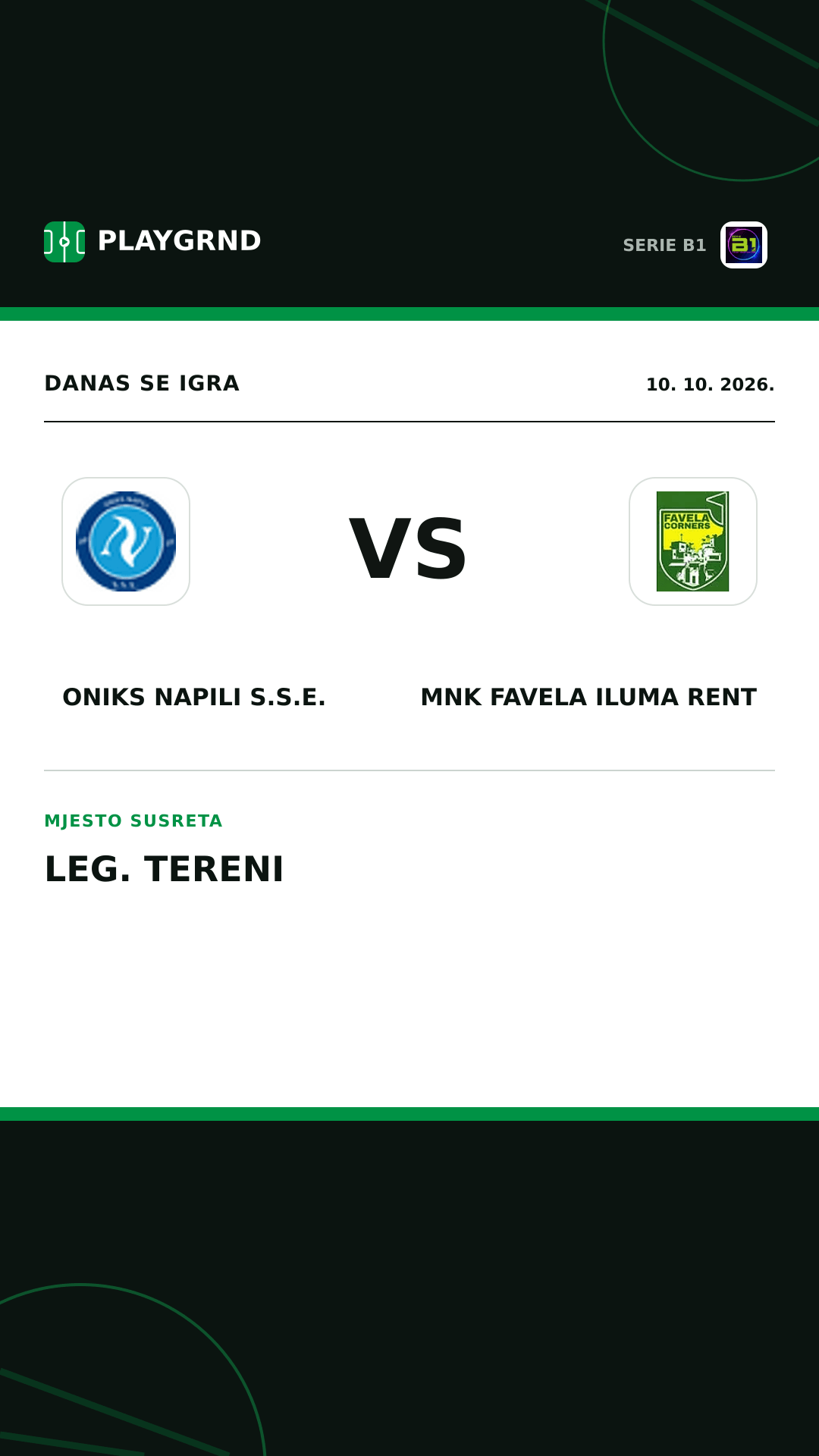 Instagram slika: Oniks Napili S.S.E. vs MNK Favela Iluma Rent