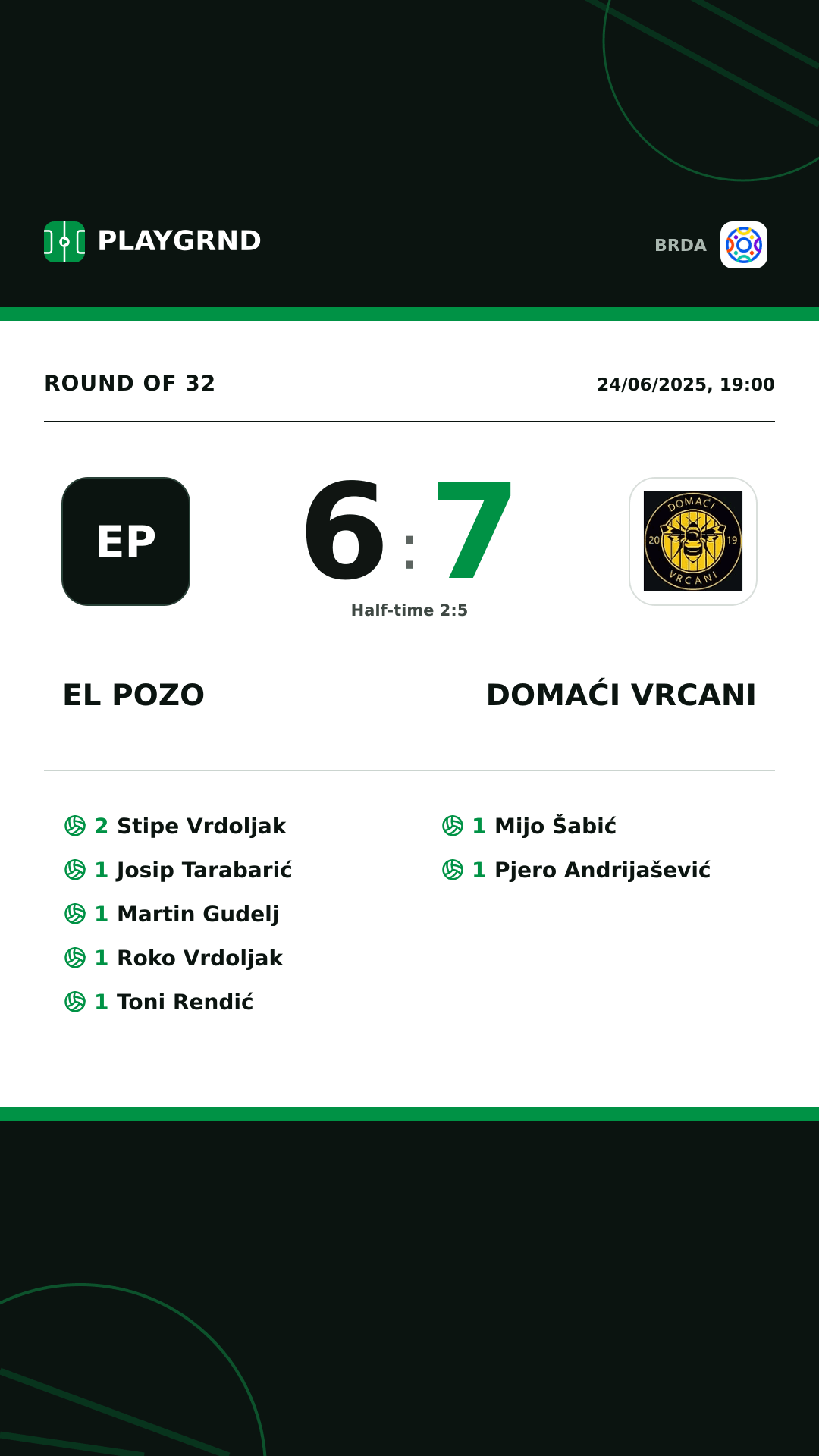 Instagram artwork: El Pozo 6:7 Domaći Vrcani