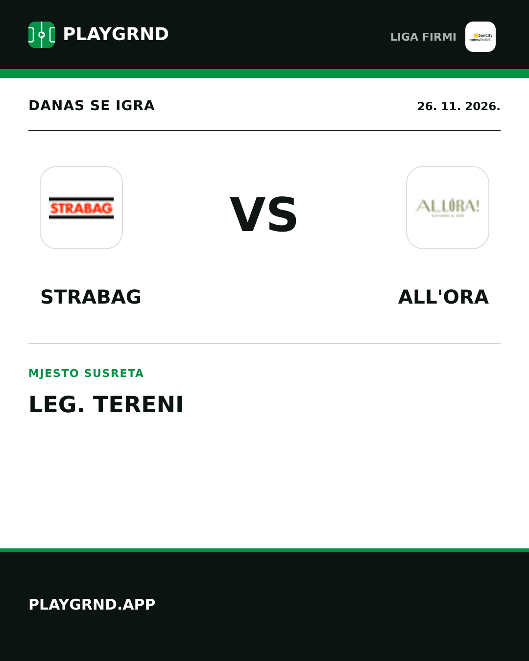 Instagram slika: Strabag vs All'Ora