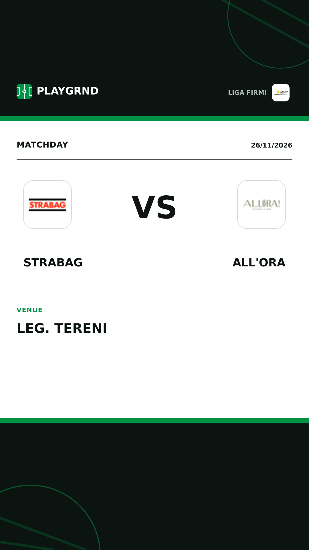 Instagram artwork: Strabag vs All'Ora