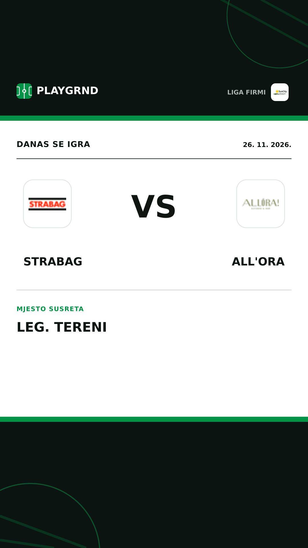 Instagram slika: Strabag vs All'Ora