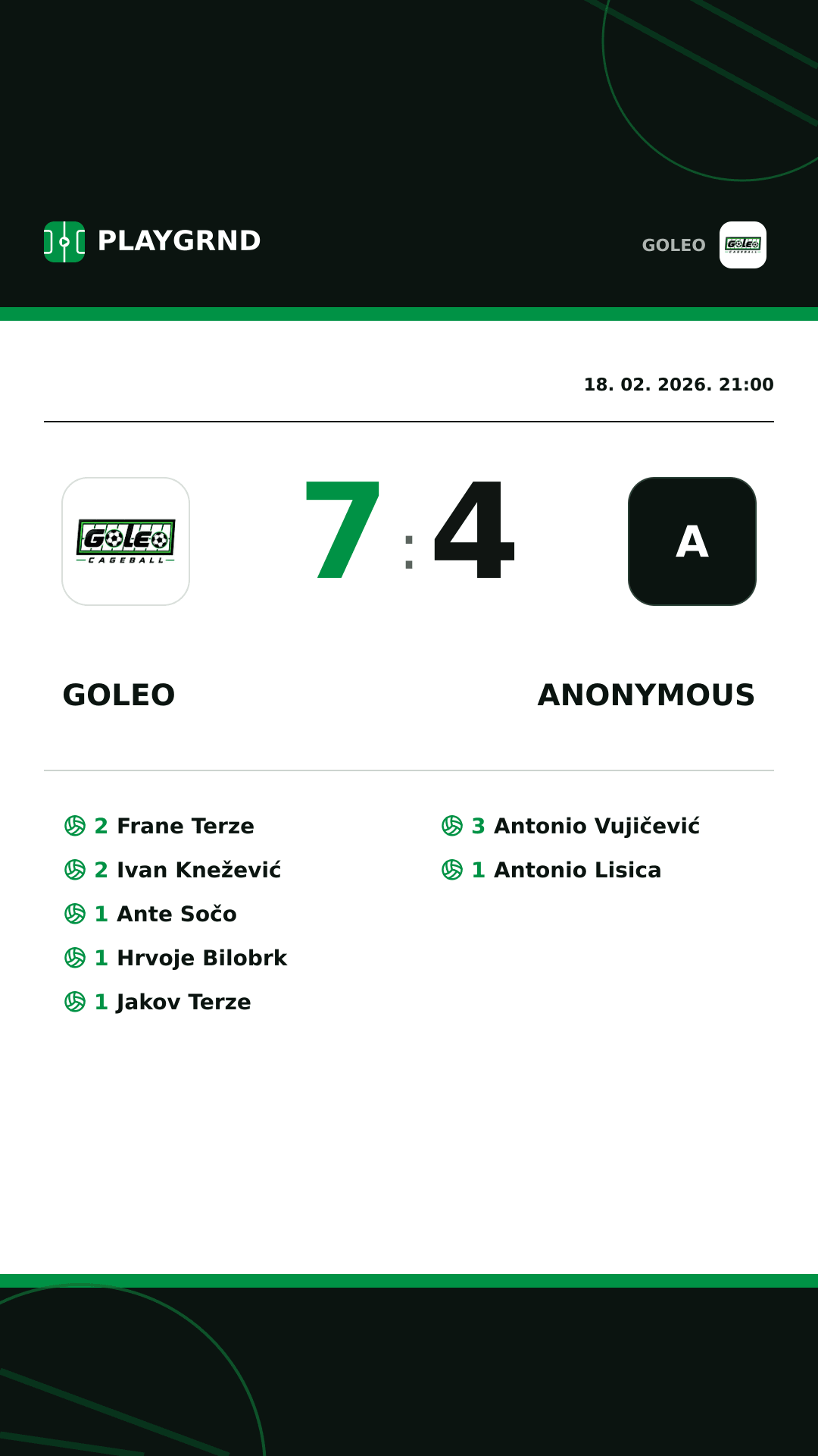 Instagram slika: Goleo 7:4 Anonymous