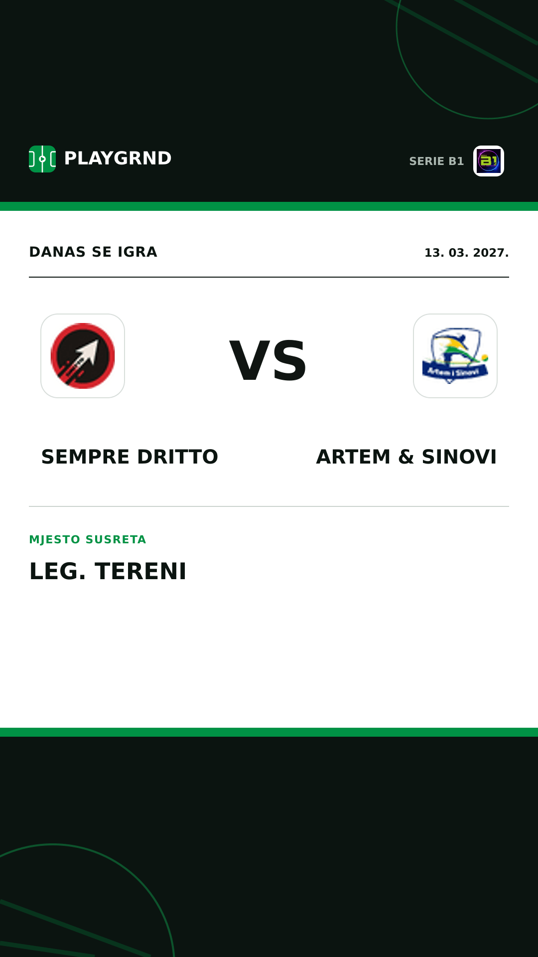 Instagram slika: Sempre Dritto vs Artem & Sinovi