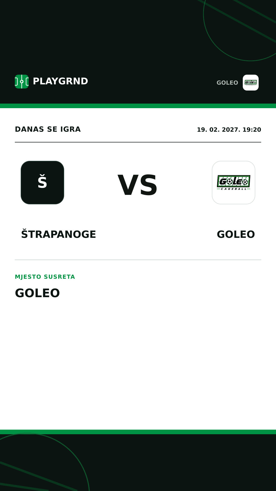 Instagram slika: Štrapanoge vs Goleo