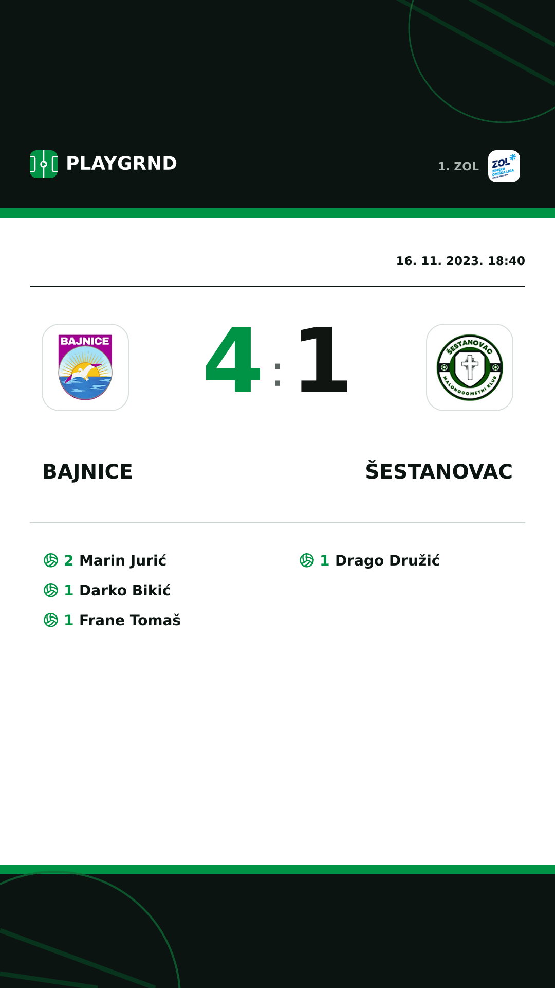 Instagram slika: Bajnice 4:1 Šestanovac