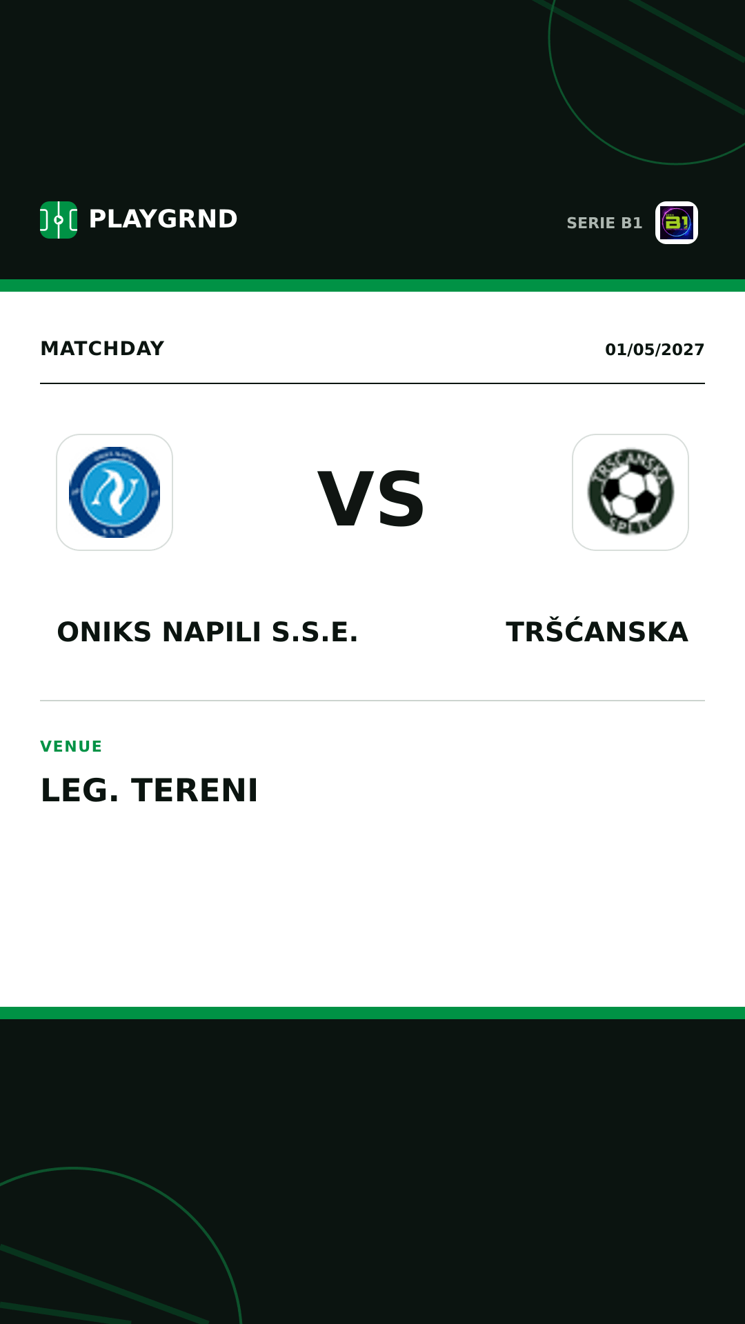 Instagram artwork: Oniks Napili S.S.E. vs Tršćanska