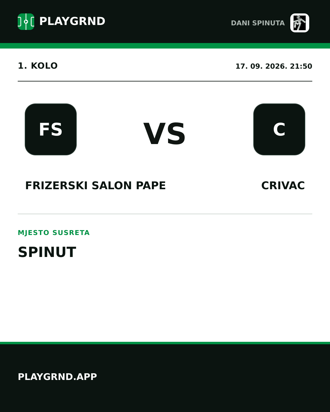 Instagram slika: Frizerski salon Pape vs Crivac