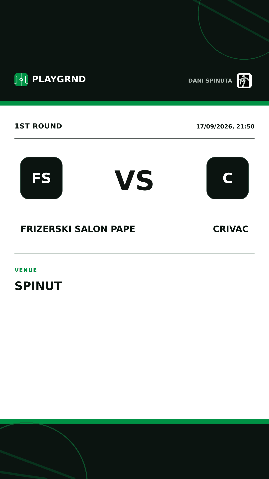 Instagram artwork: Frizerski salon Pape vs Crivac