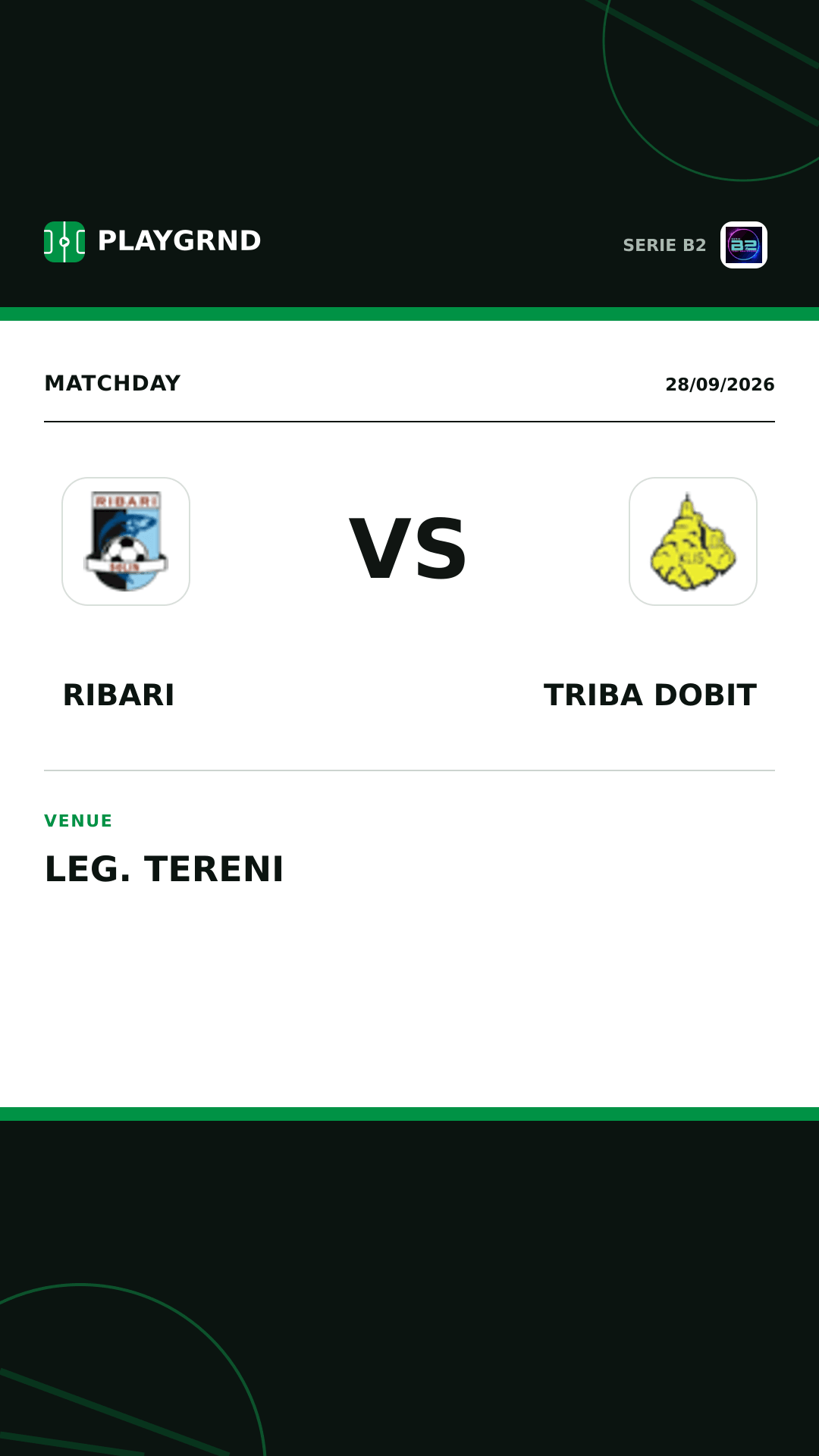 Instagram artwork: Ribari vs Triba Dobit