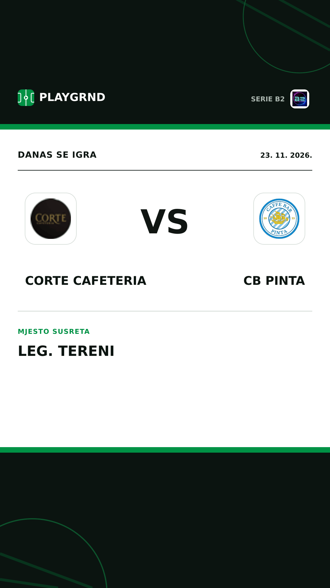 Instagram slika: Corte Cafeteria vs CB Pinta