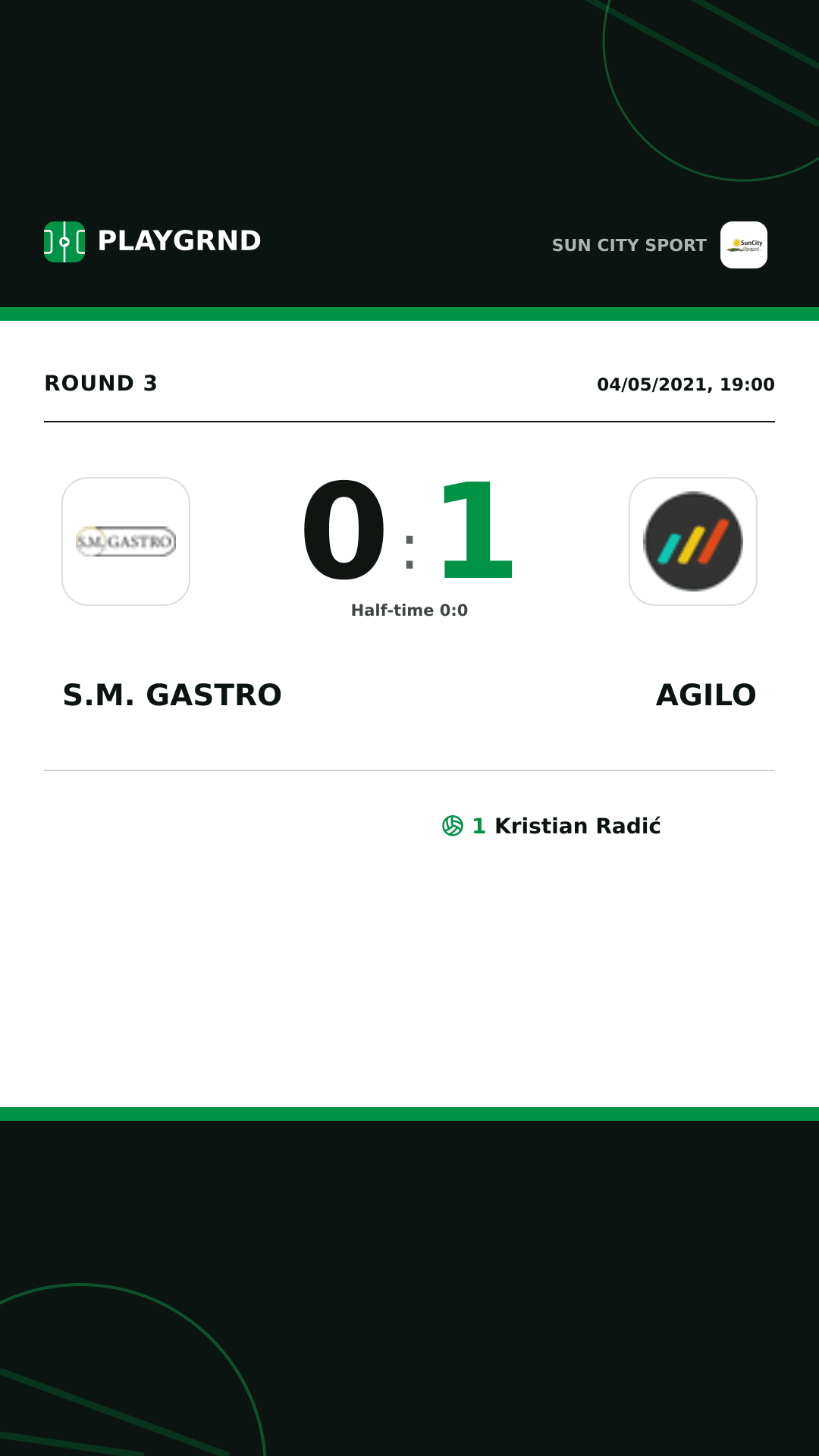 Instagram artwork: S.M. Gastro 0:1 Agilo