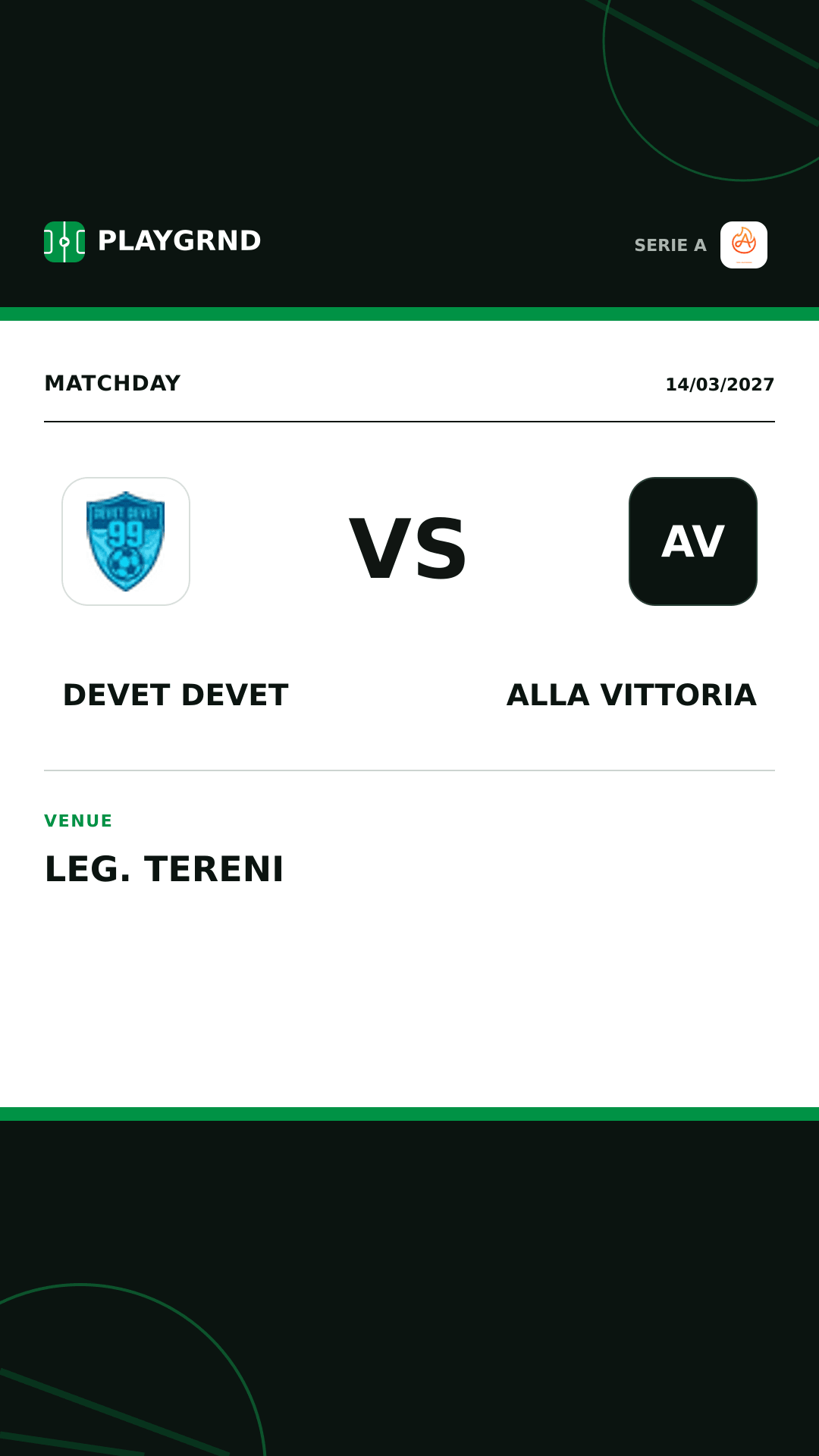 Instagram artwork: Devet Devet vs Alla Vittoria