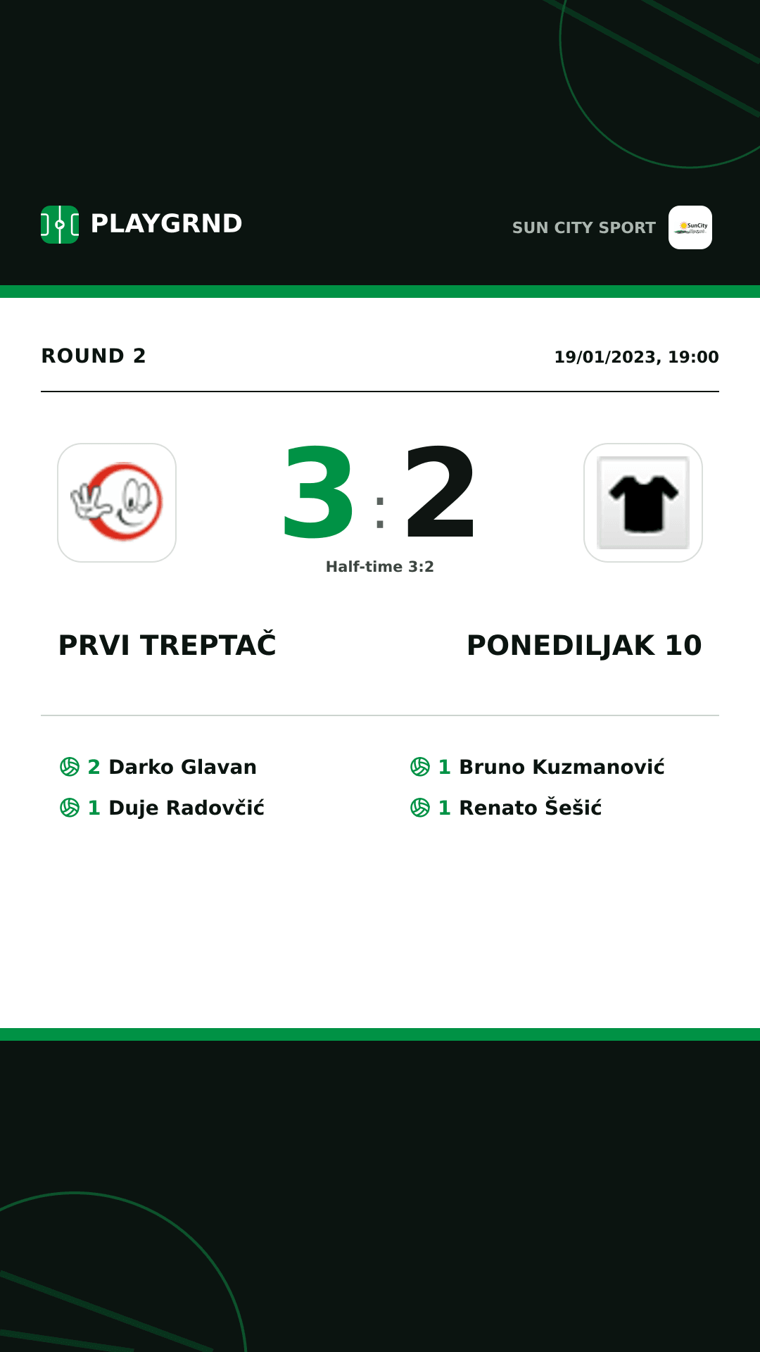 Instagram artwork: Prvi Treptač 3:2 Ponediljak 10