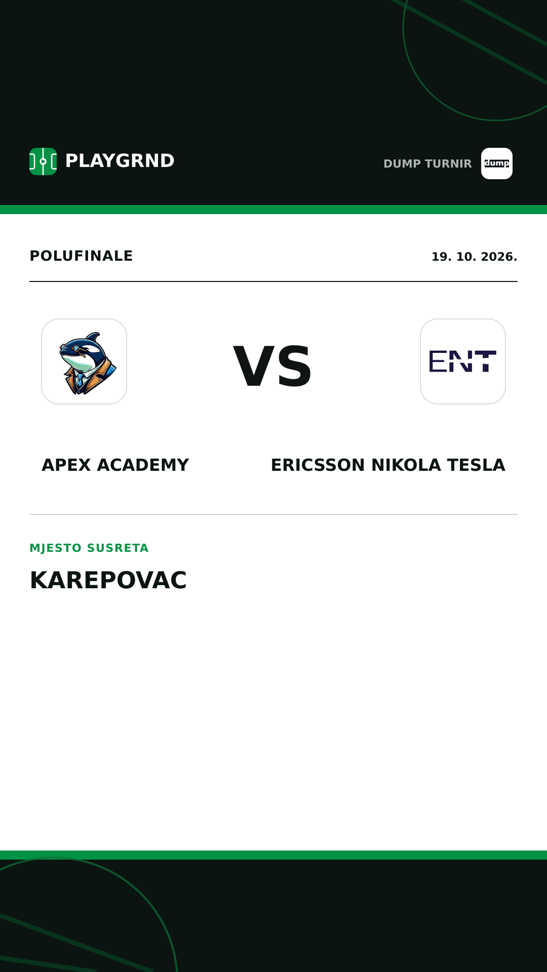 Instagram slika: Apex Academy vs Ericsson Nikola Tesla