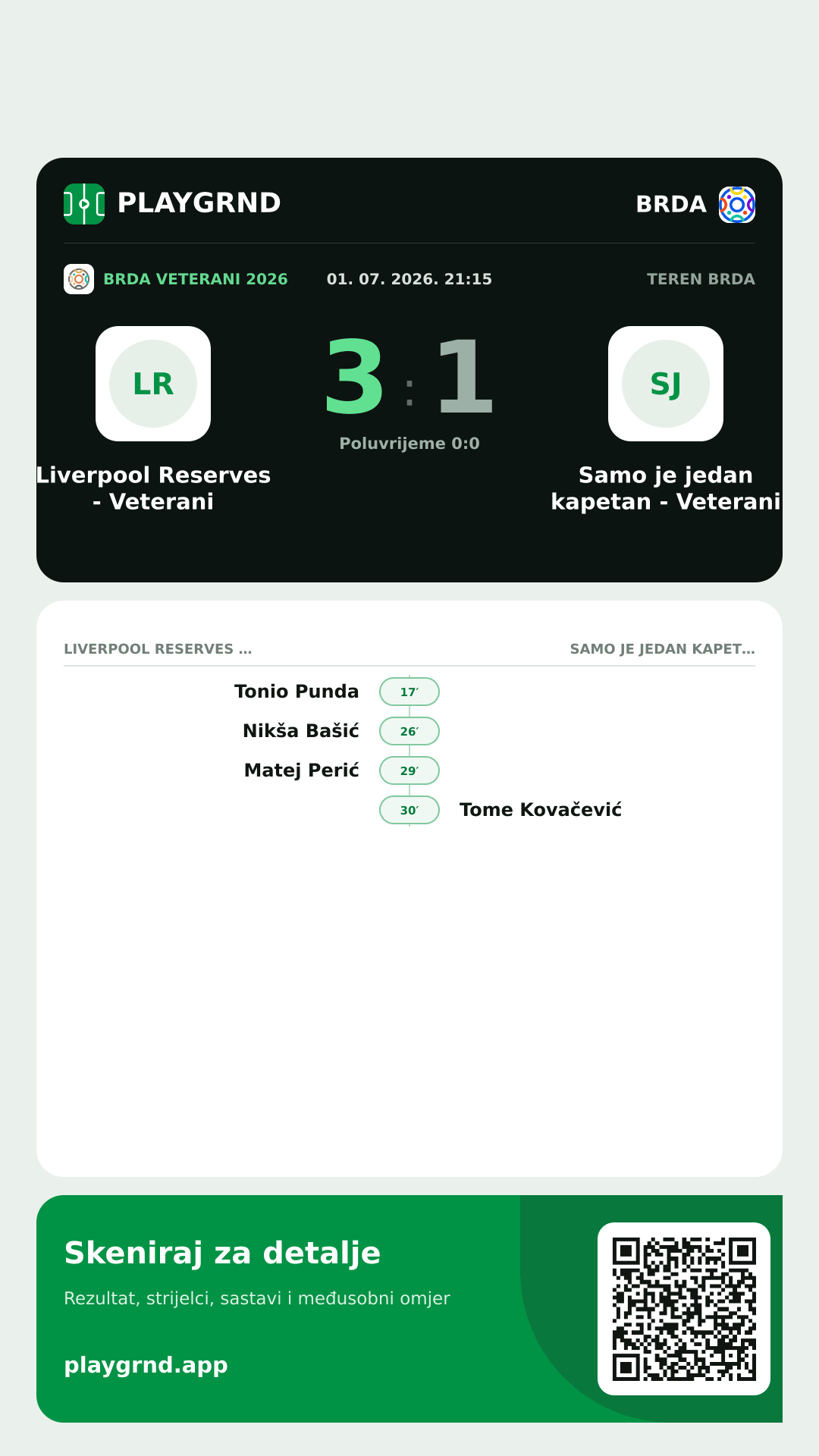 Story image: Liverpool Reserves - Veterani 3:1 Samo je jedan kapetan - Veterani