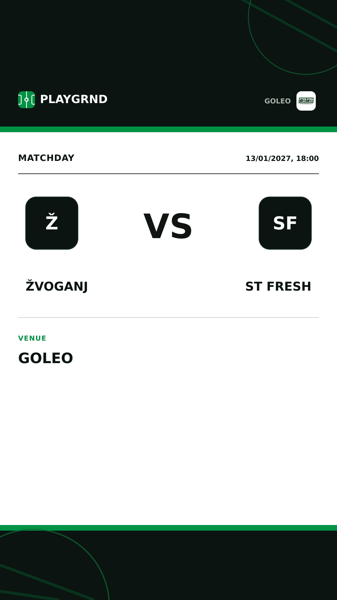 Instagram artwork: Žvoganj vs ST Fresh
