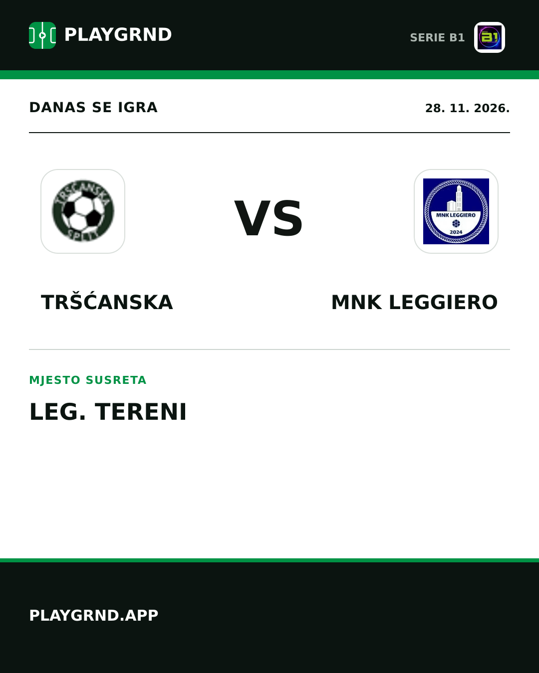 Instagram slika: Tršćanska vs MNK Leggiero