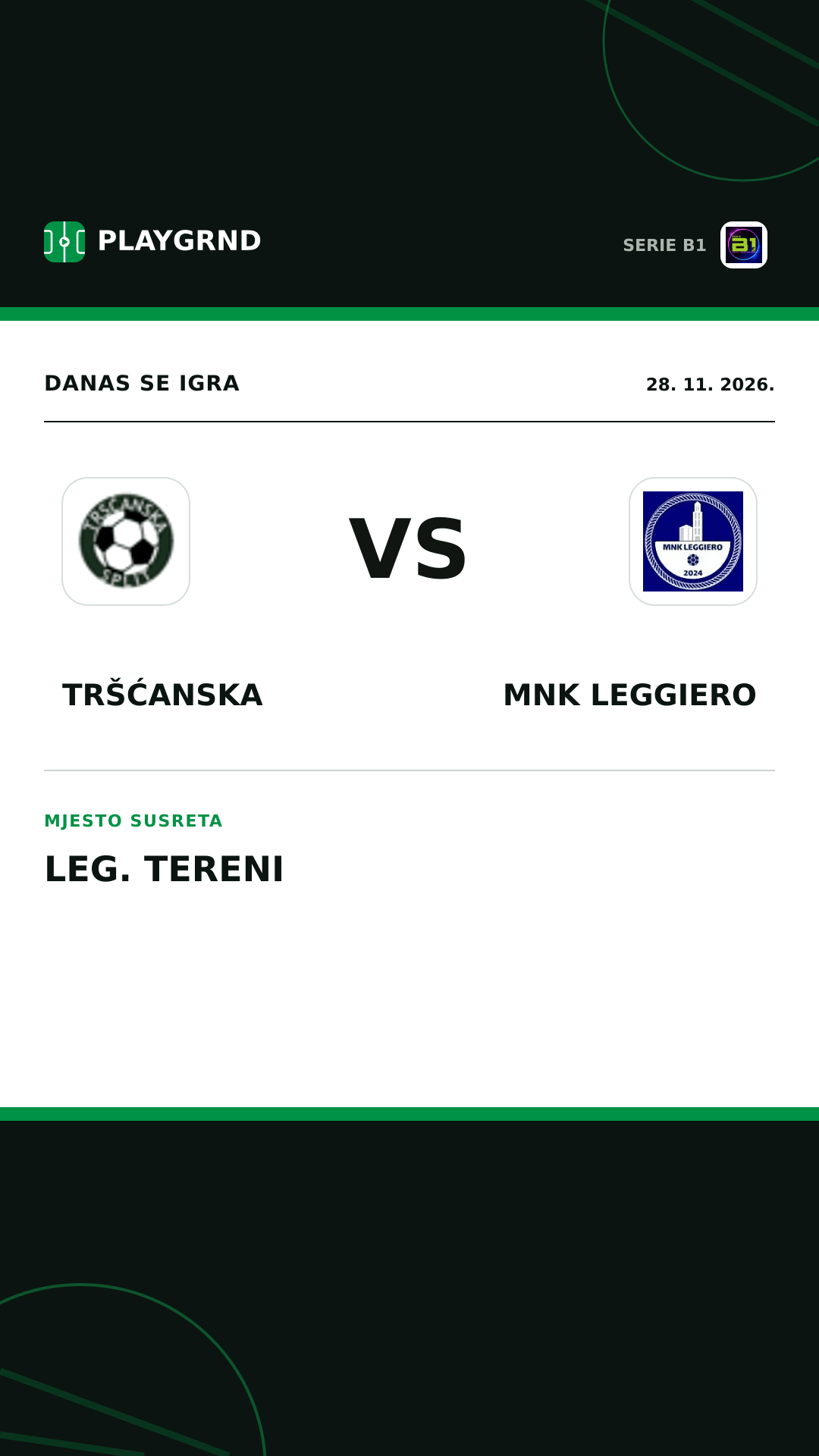 Instagram slika: Tršćanska vs MNK Leggiero