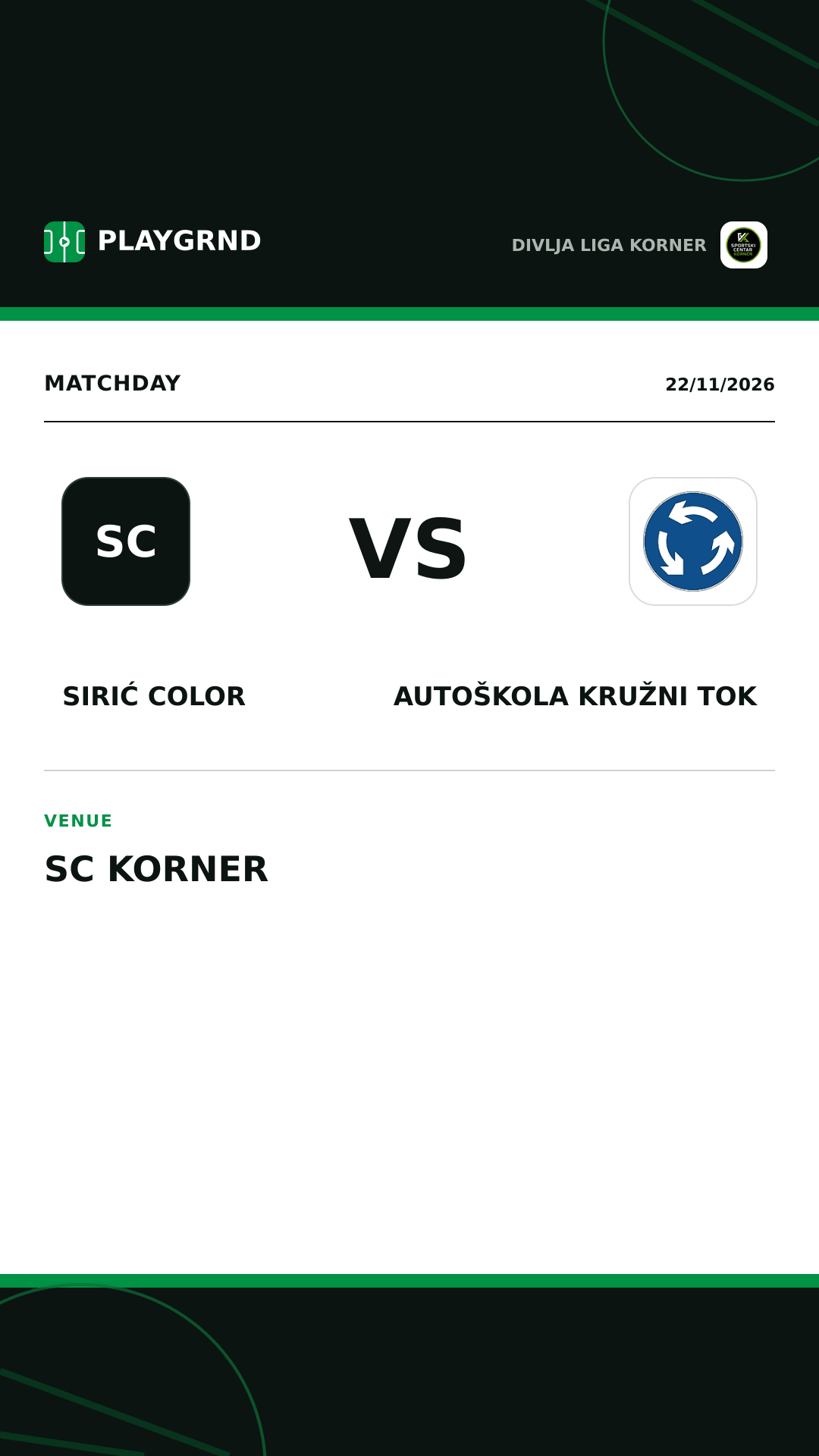 Instagram artwork: Sirić Color vs Autoškola Kružni tok