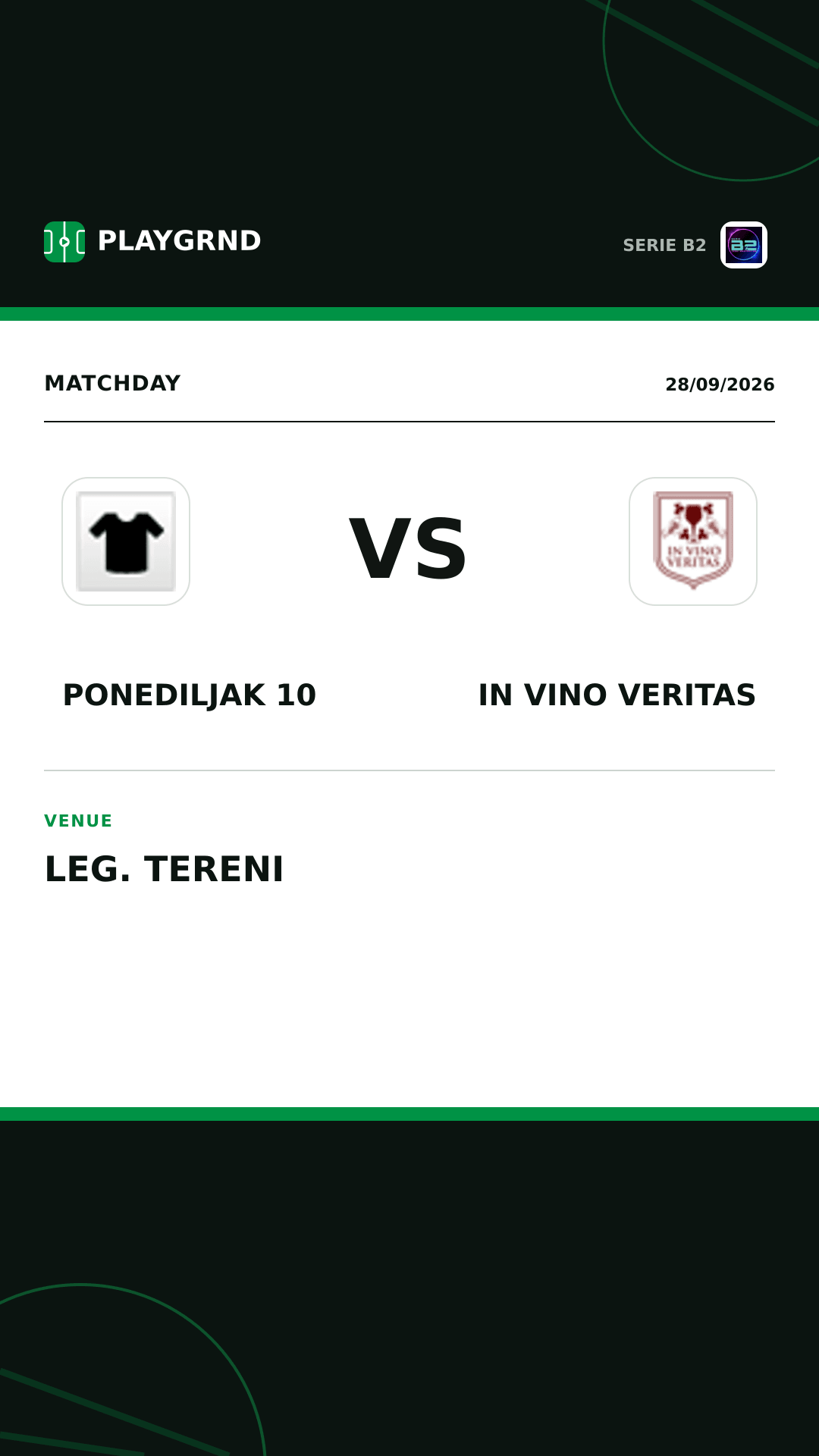 Instagram artwork: Ponediljak 10 vs IN Vino Veritas