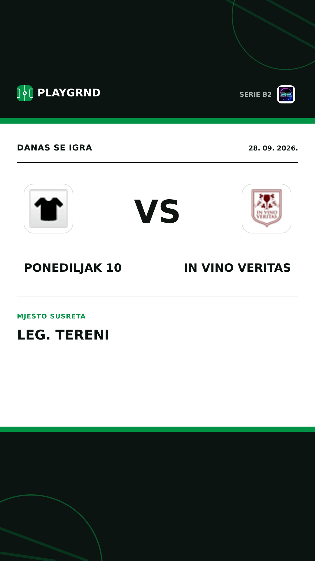Instagram slika: Ponediljak 10 vs IN Vino Veritas