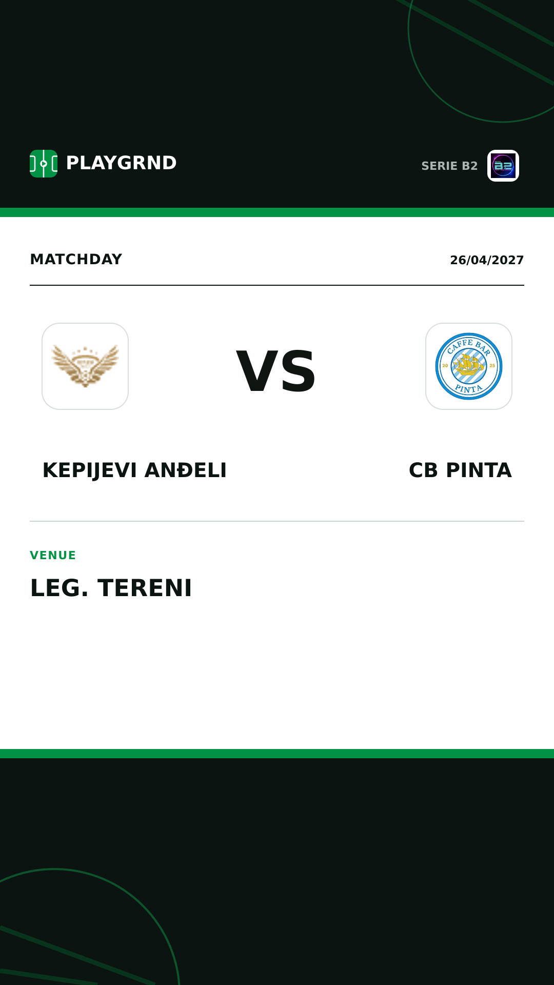 Instagram artwork: Kepijevi Anđeli vs CB Pinta