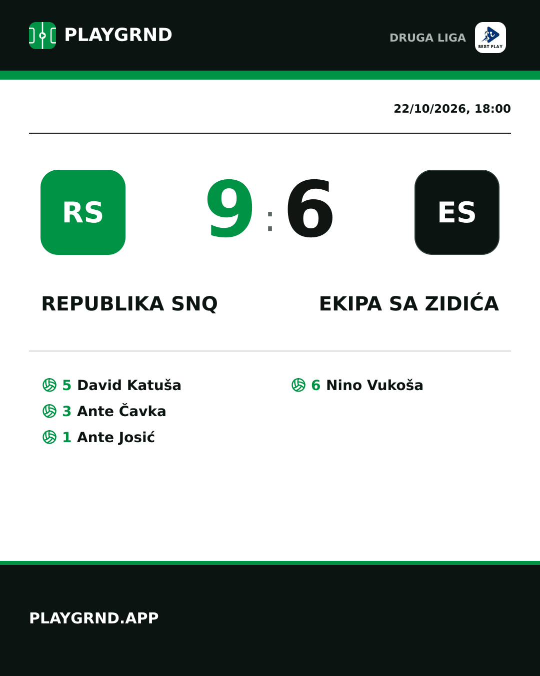 Instagram artwork: Republika SNQ 9:6 Ekipa sa Zidića