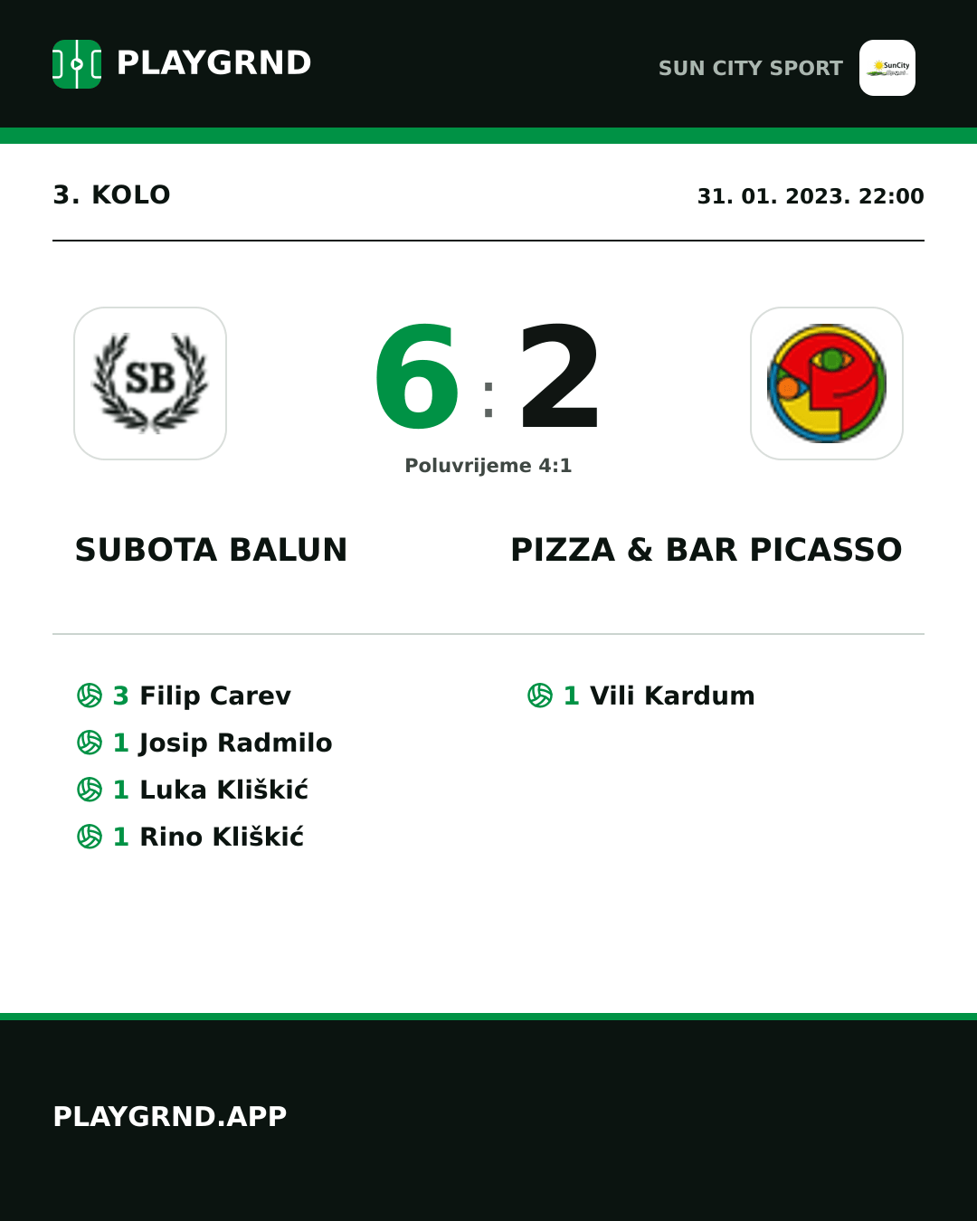 Instagram slika: Subota Balun 6:2 Pizza & Bar Picasso