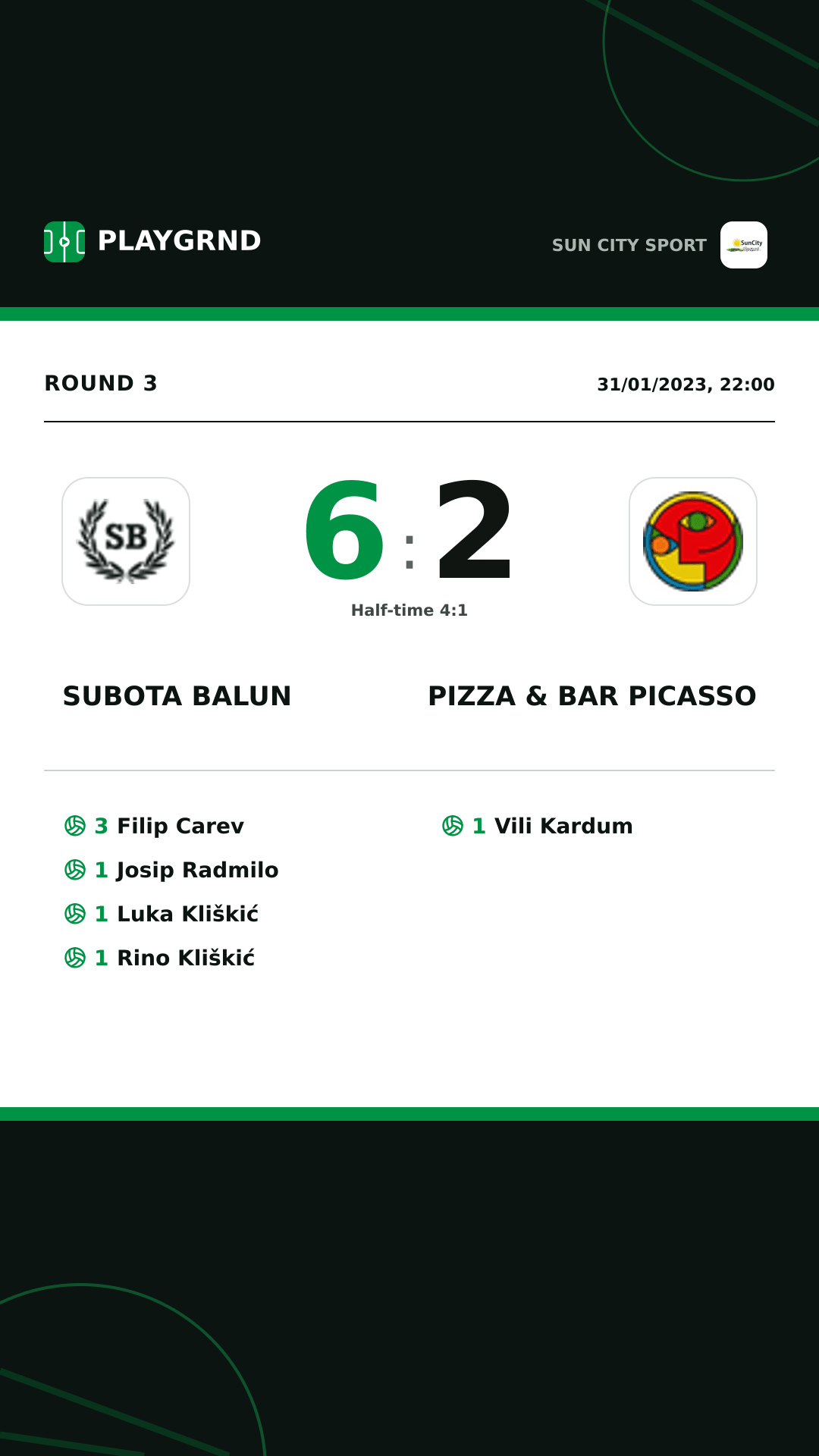 Instagram artwork: Subota Balun 6:2 Pizza & Bar Picasso