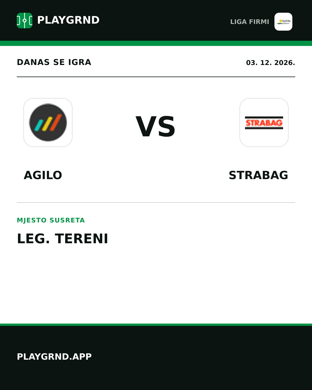 Instagram slika: Agilo vs Strabag