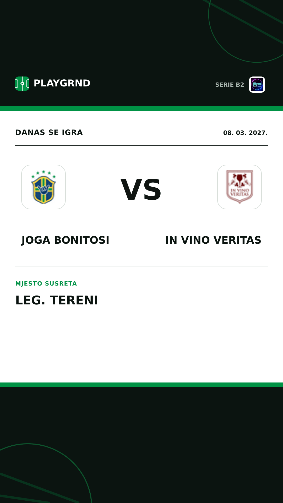 Instagram slika: Joga Bonitosi vs IN Vino Veritas