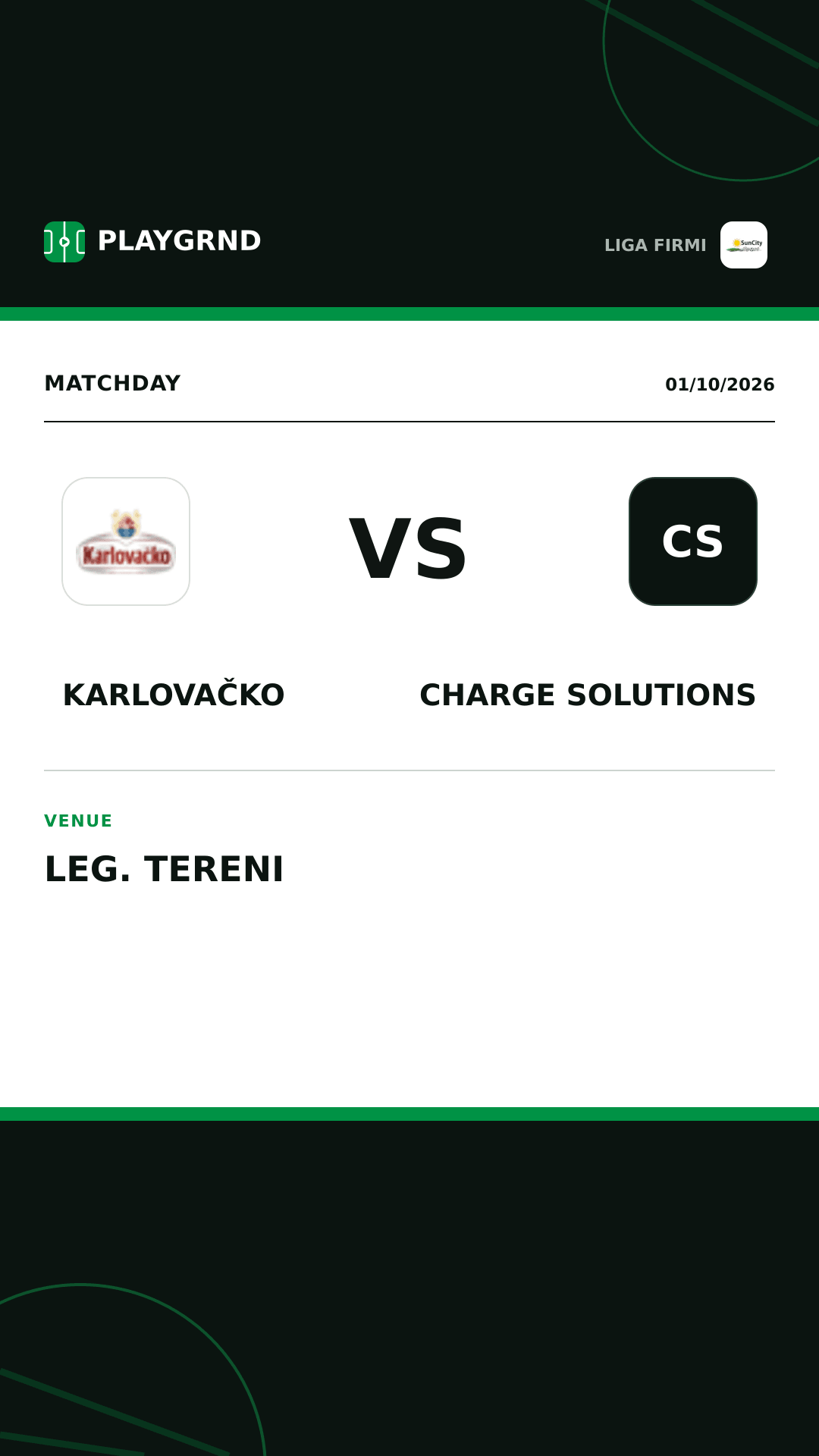 Instagram artwork: Karlovačko vs Charge Solutions