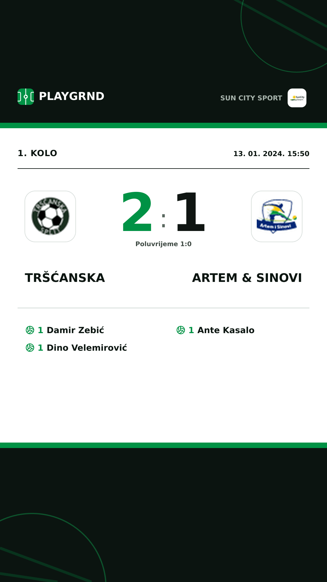 Instagram slika: Tršćanska 2:1 Artem & Sinovi