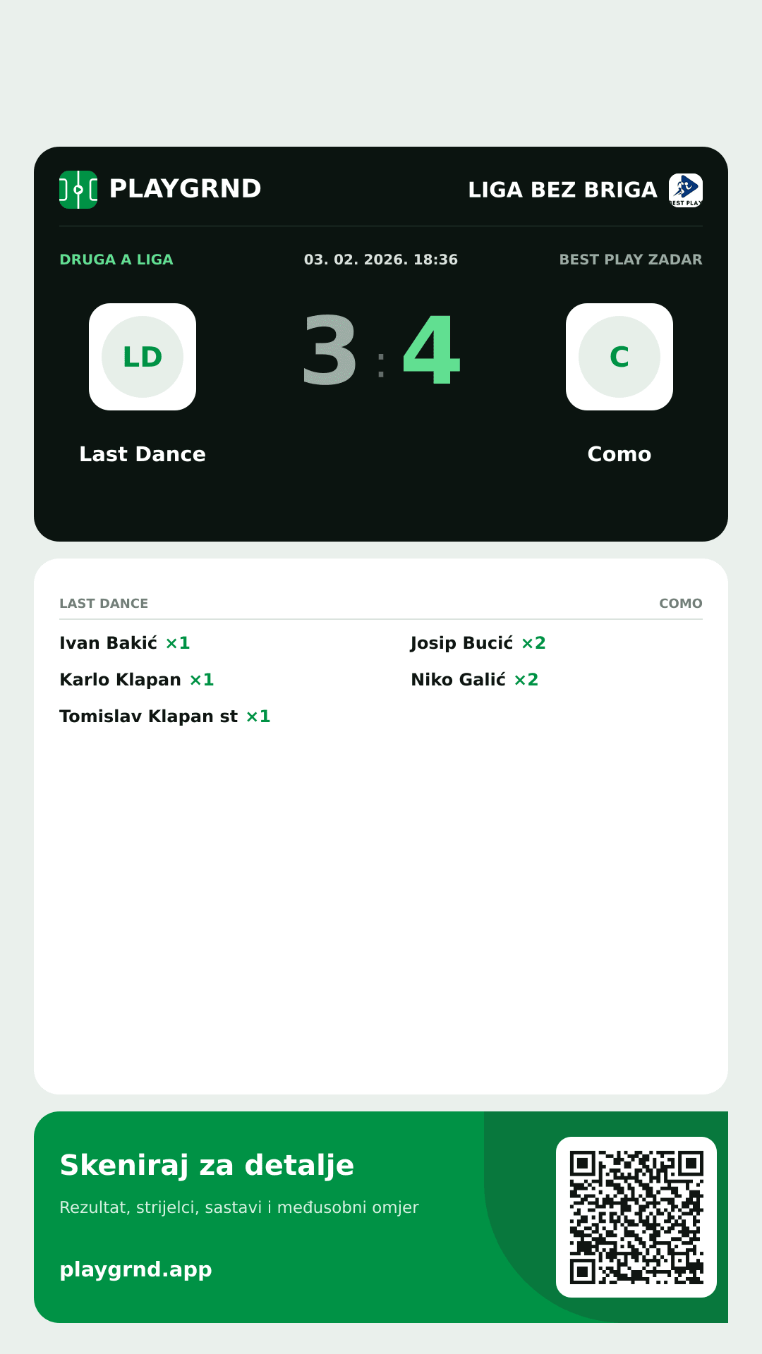 Story image: Last Dance 3:4 Como