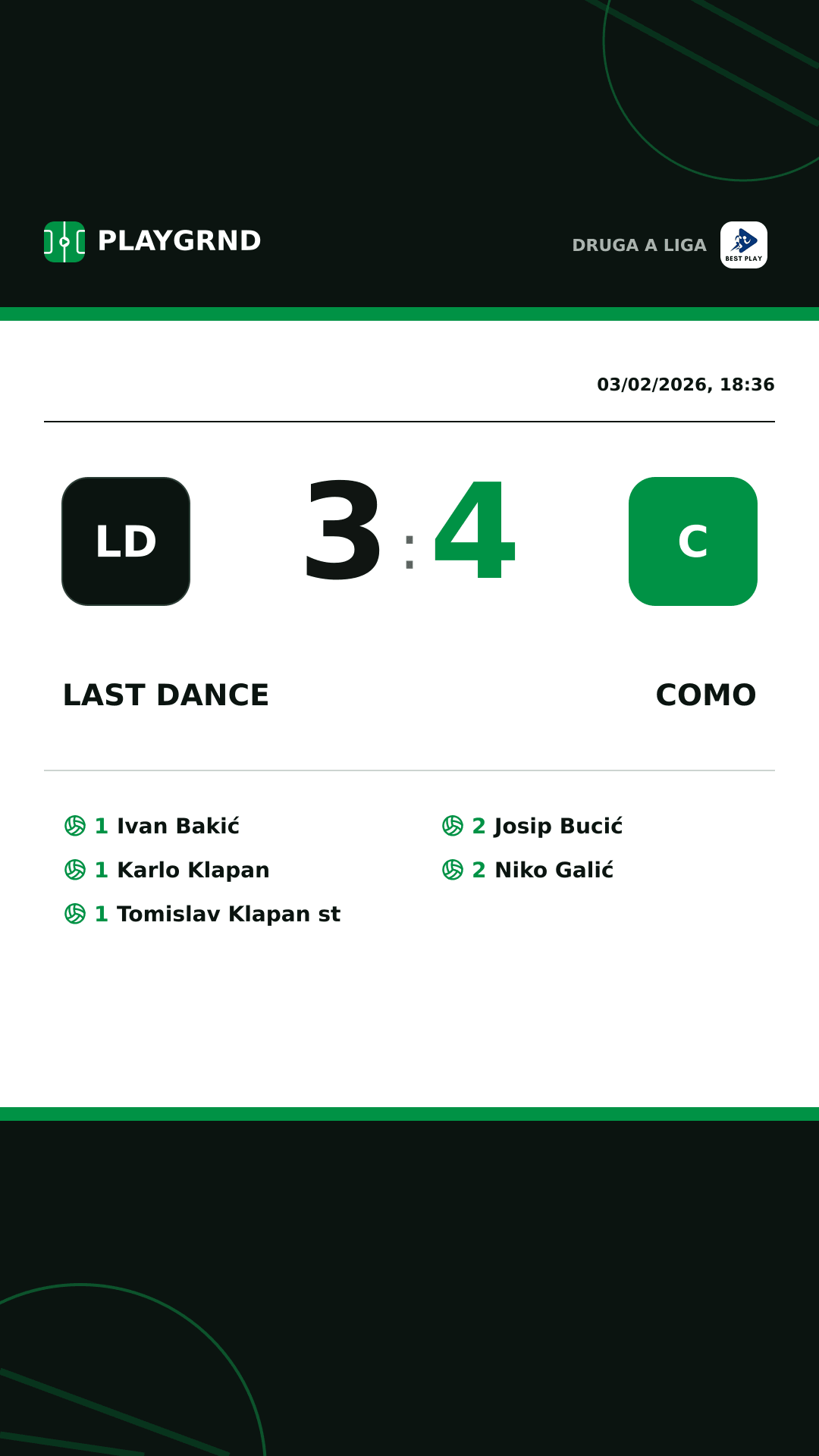 Instagram artwork: Last Dance 3:4 Como