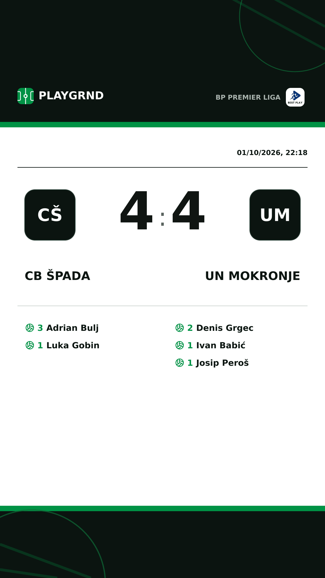 Instagram artwork: CB Špada 4:4 UN Mokronje