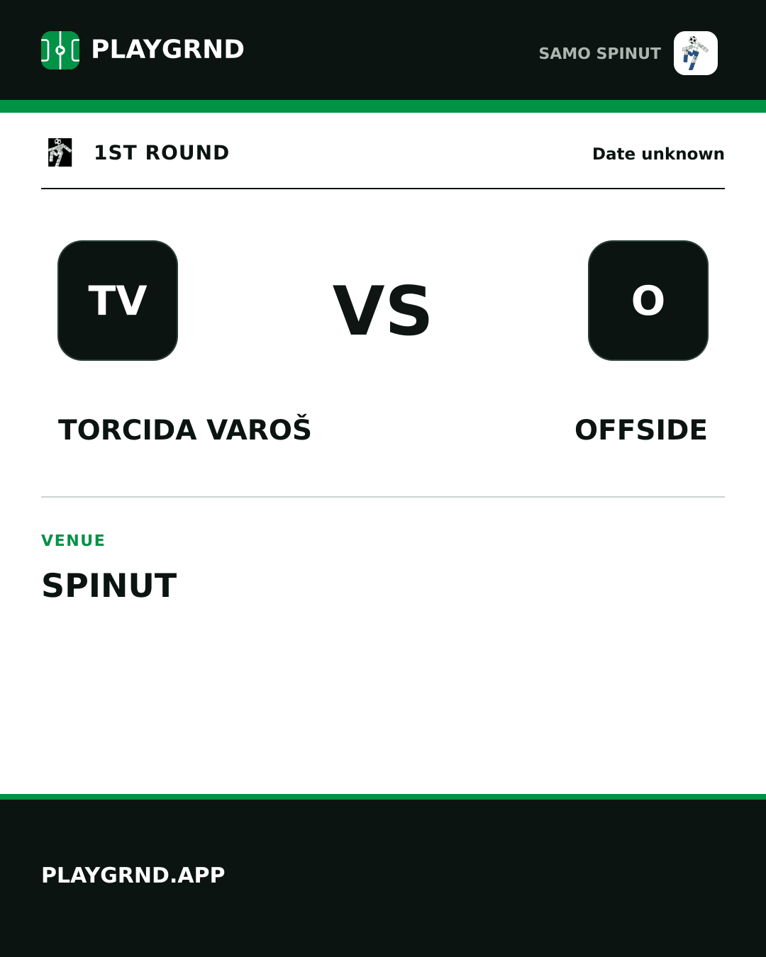 Instagram artwork: Torcida Varoš vs Offside